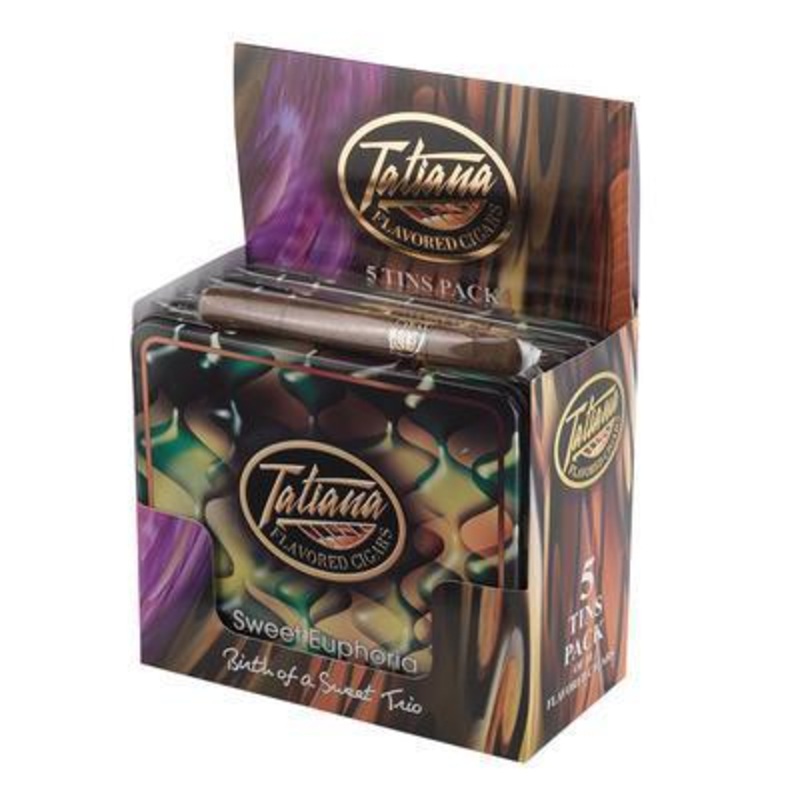 Tatiana Petite Sweet Euphoria Cigars Sweet Euphoria (4.0″ x 30) 5 Tins of 10