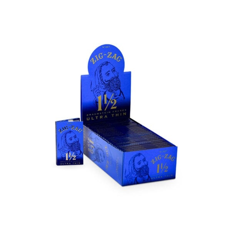 Zig Zag Ultra Thin 1 1/2 Rolling Papers 1 1/2″ Box of 24