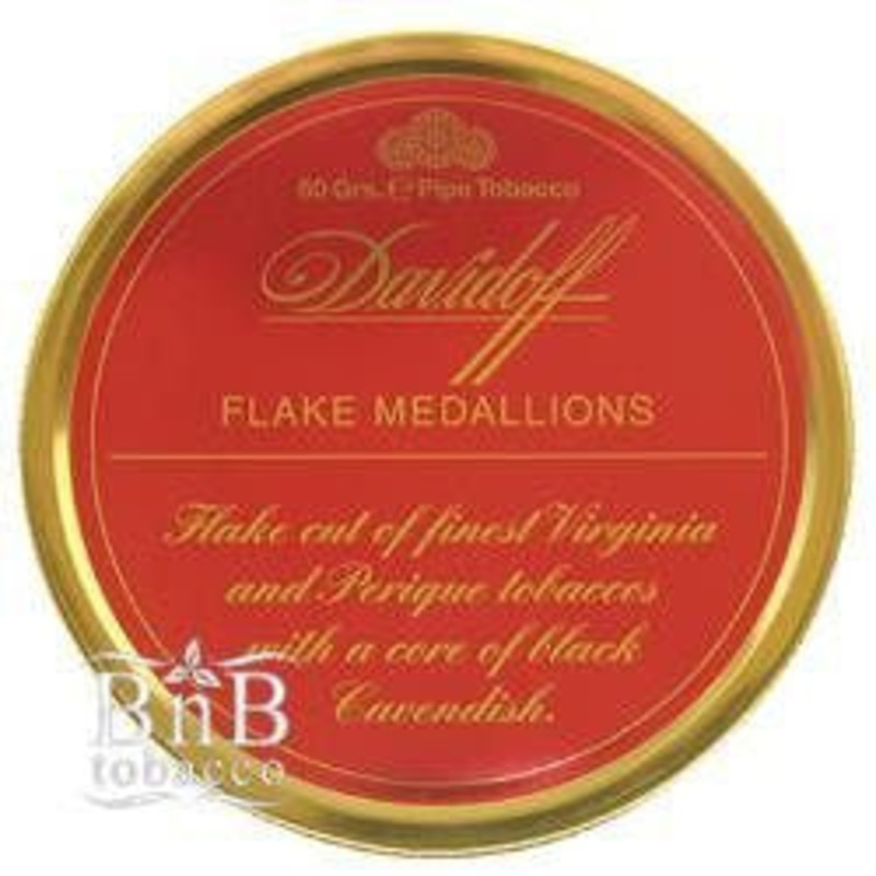 Davidoff Flake Medallions Pipe Tobacco Flake Medallions 50g Tin