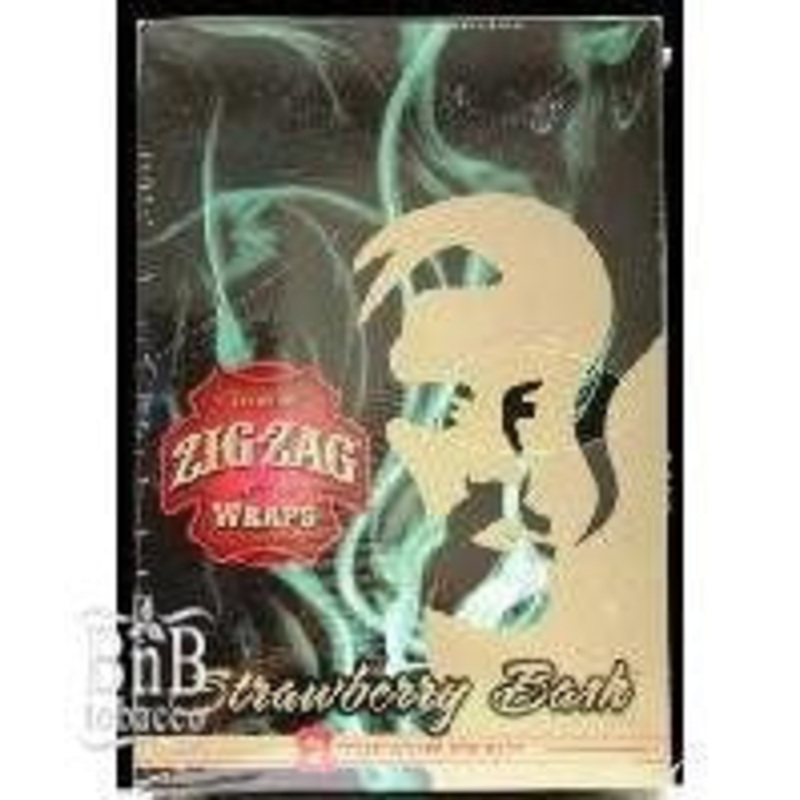 Zig Zag Strawberry Blunt Wraps Strawberry 25 Packs of 2