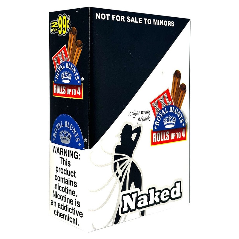 Royal Blunts Naked XXL Wraps Naked 25 Packs of 2