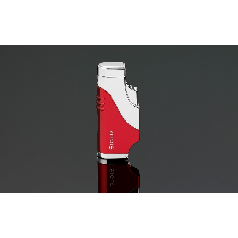 Siglo Triple Flame Lighter red