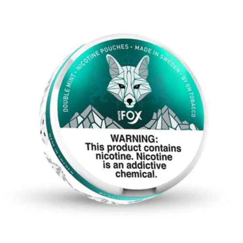White Fox Nicotine Pouches Double Mint 12mg – 5 Pack