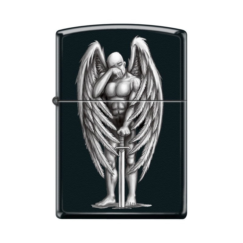 Zippo Lighter – Tired Angel Warrior