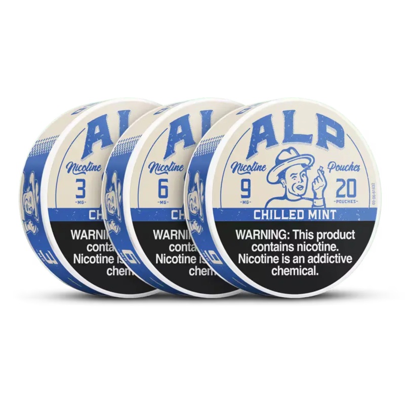 Alp Nicotine Pouches Chilled Mint – 5 Pack 3mg