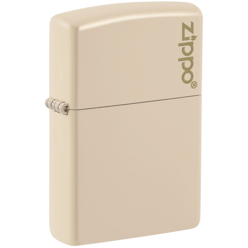 Classic Flat Sand Zippo Logo