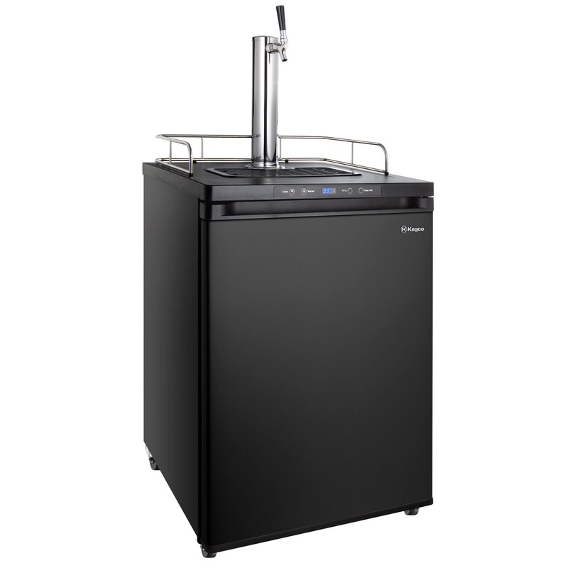 Kegco 24″ Wide Homebrew Single Tap Black Digital Kegerator