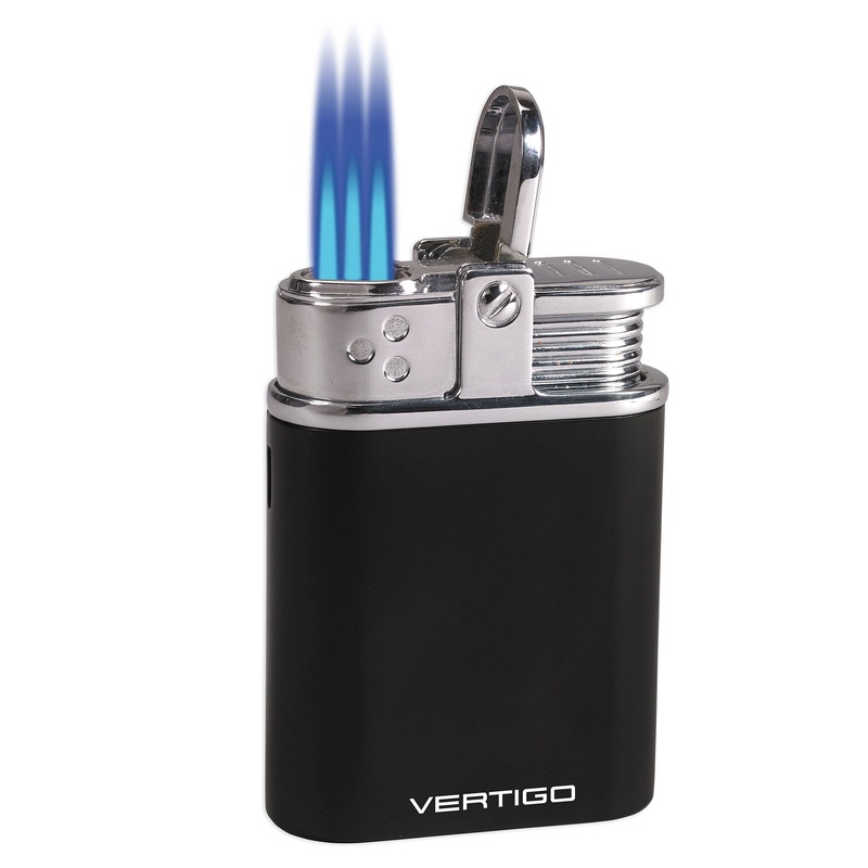 Lotus Stealth Vertigo Table Lighter Black & chrome