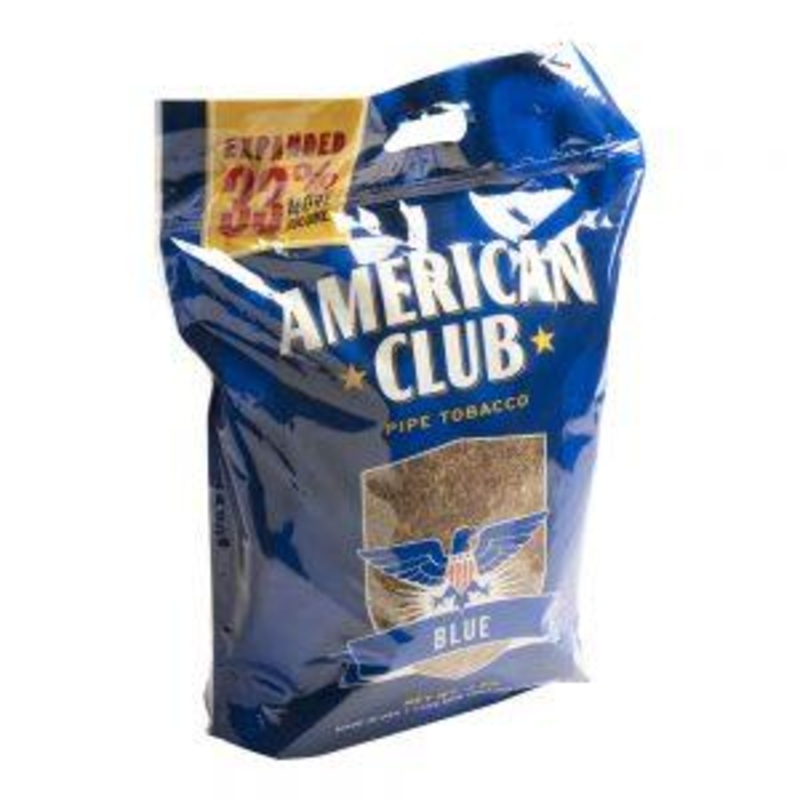 American Club Blue Pipe Tobacco Light 16oz Bag