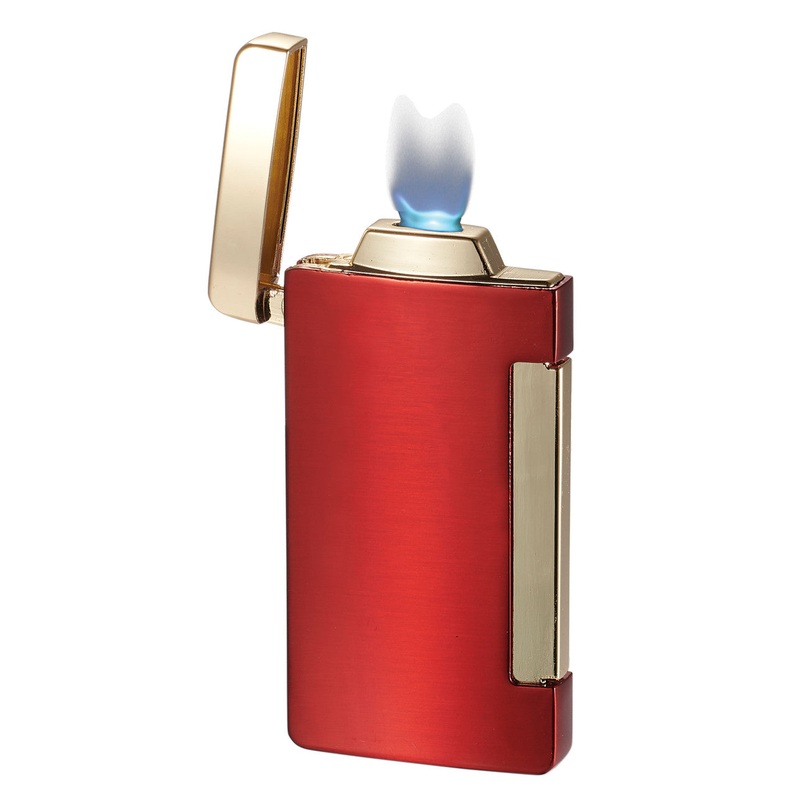 Visol Panther Single Flat Flame Cigar Lighter – Red