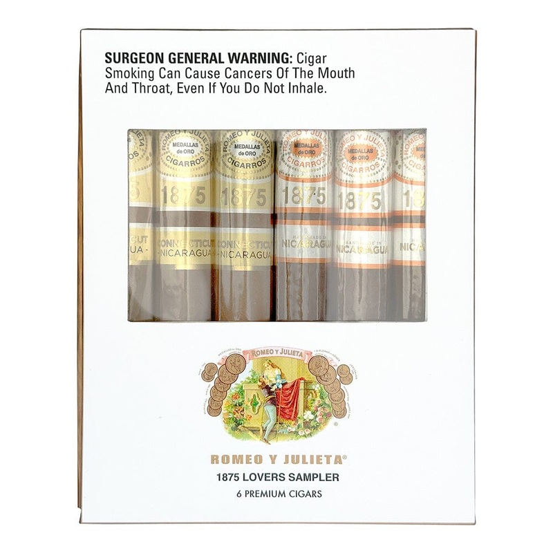 Romeo y Julieta 1875 Lovers Sampler Lovers Sampler Toro Sampler of 6
