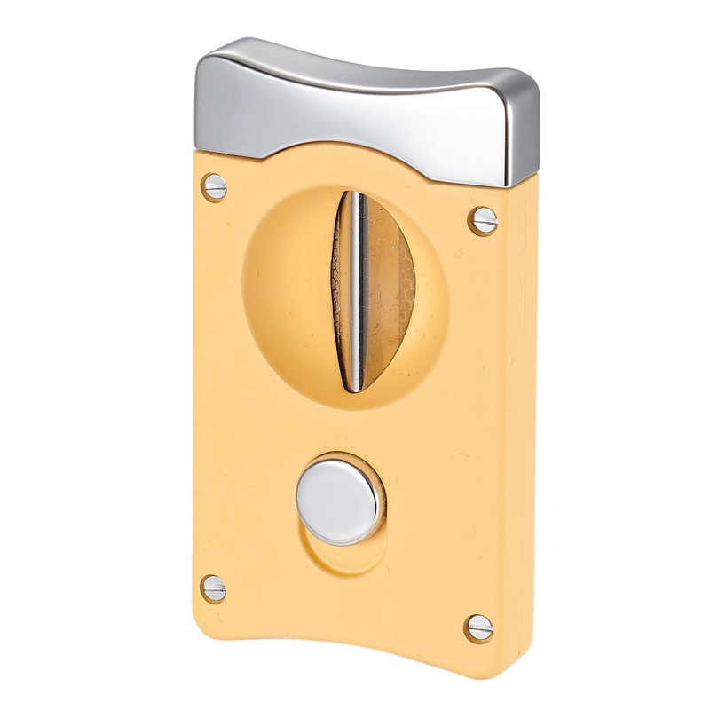 Visol Wedge V Cigar Cutter – Yellow