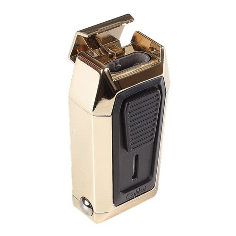 Colibri Quantum Triple Flame Lighter With V-Cutter Gold