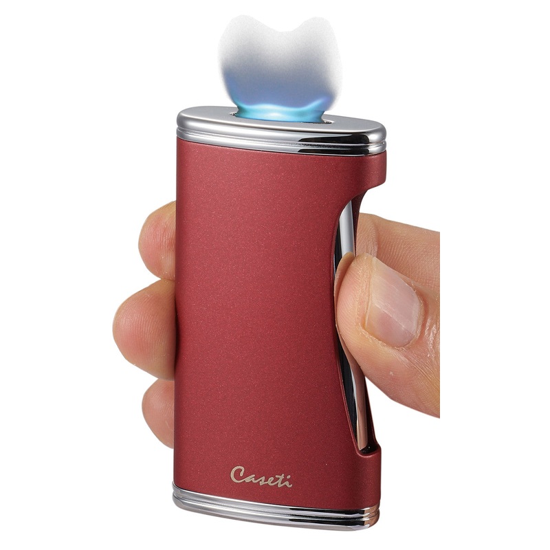Visol Caseti Bigflat Burgundy Cigar Lighter