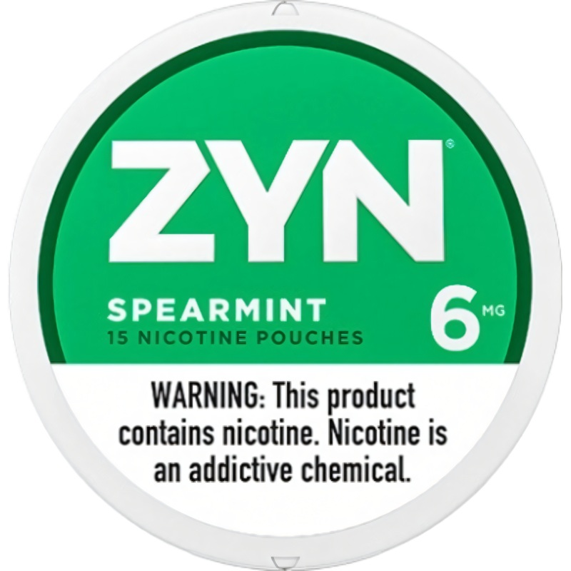 Zyn Nicotine Pouches Spearmint – 5 Pack 3mg