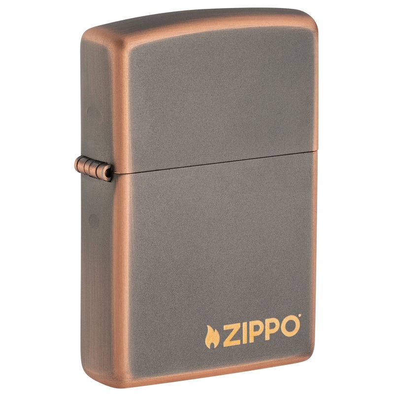 Rustic Bronze Zippo Logo
