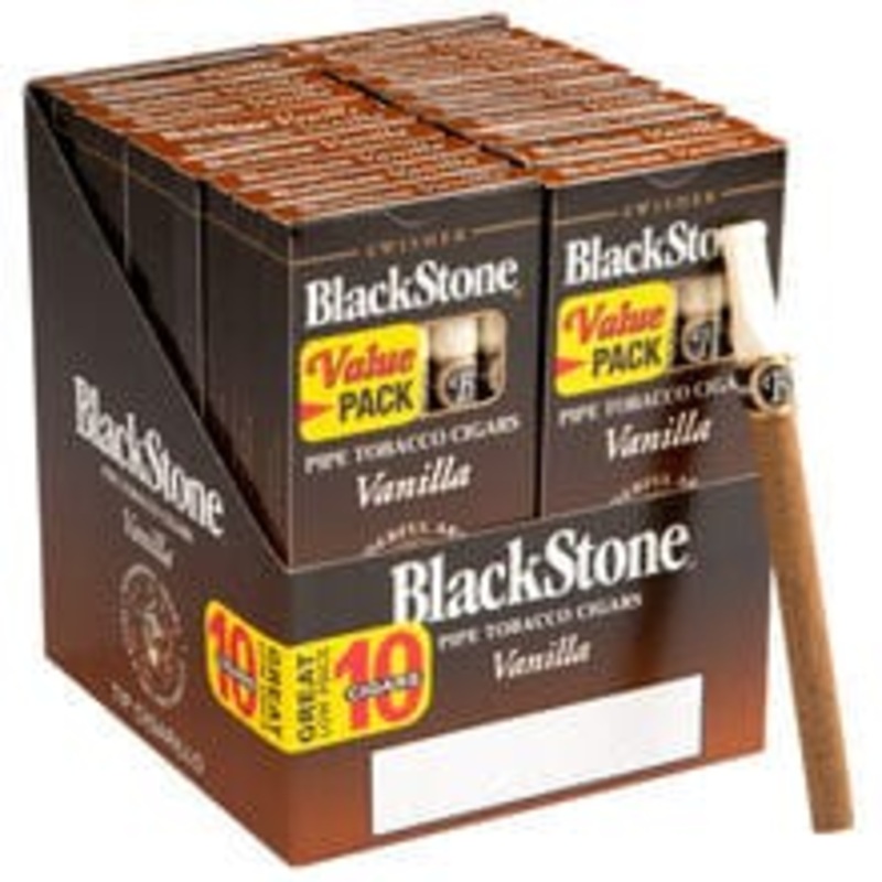 Blackstone Vanilla Tip Cigarillos Mild/Vanilla Tip 20 Packs of 5