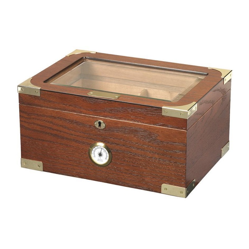 Quality Importers Milano Elegant Humidor – 75-100 Cigar ct