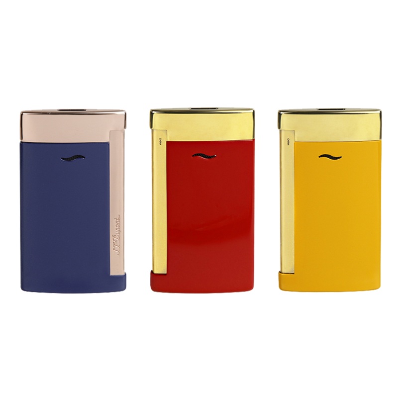 S.T. Dupont Lighter Slim 7 – Dragon Color Edition Blue & Rose Gold Finish
