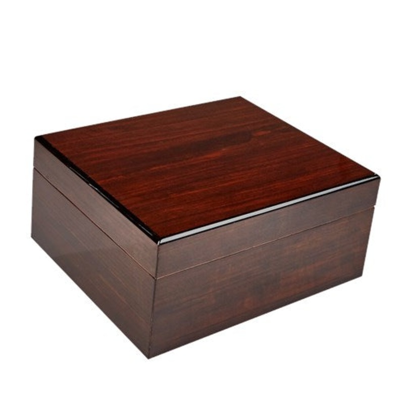 Savoy Classic African Teak Humidor – 50 Cigar ct