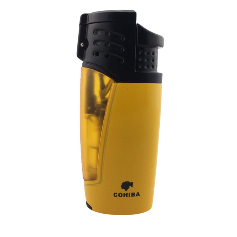 TORCH LIGHTER 3 JET FLAME BUTANE REFILL WINDPROOF QUALITY CIGAR LIGHTER 160A