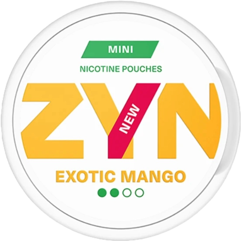 Zyn Nicotine Pouches Exotic Mango Mini – 5 Pack 3.6mg
