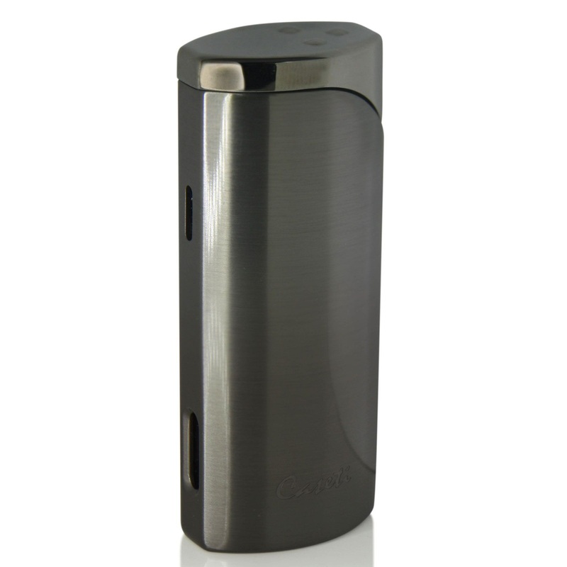 Caseti Basilisk Triple Jet Flame Cigar Lighter – Chrome Lines