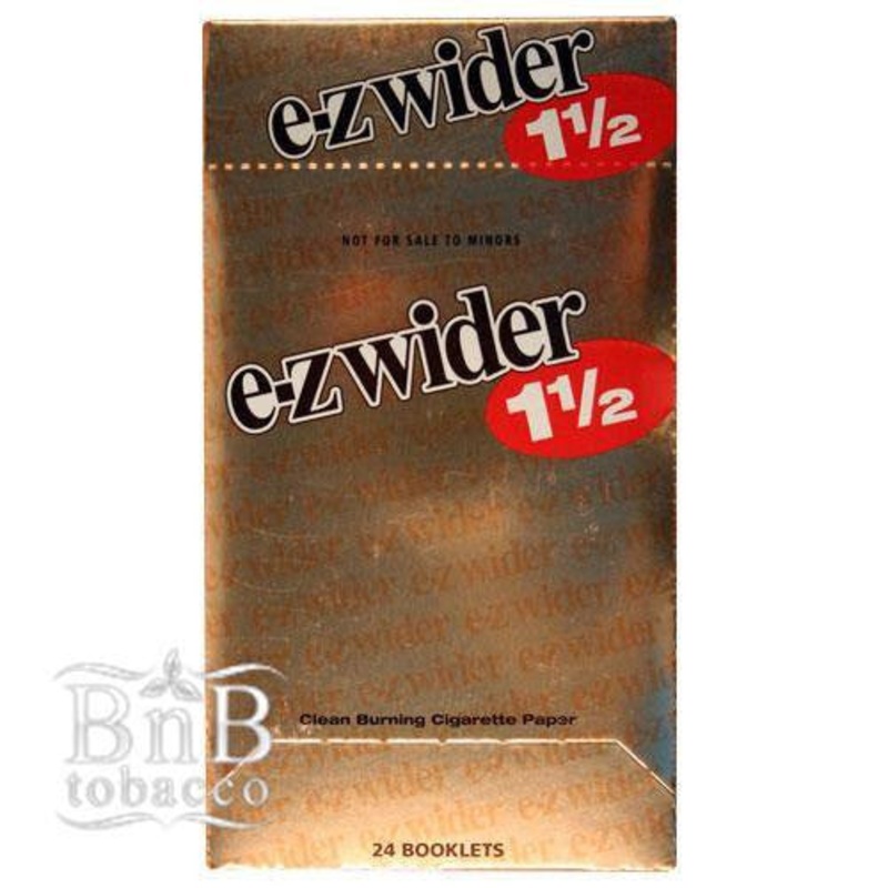 E-Z Wider Light Cigarette Paper 1 1/2″ Box of 24