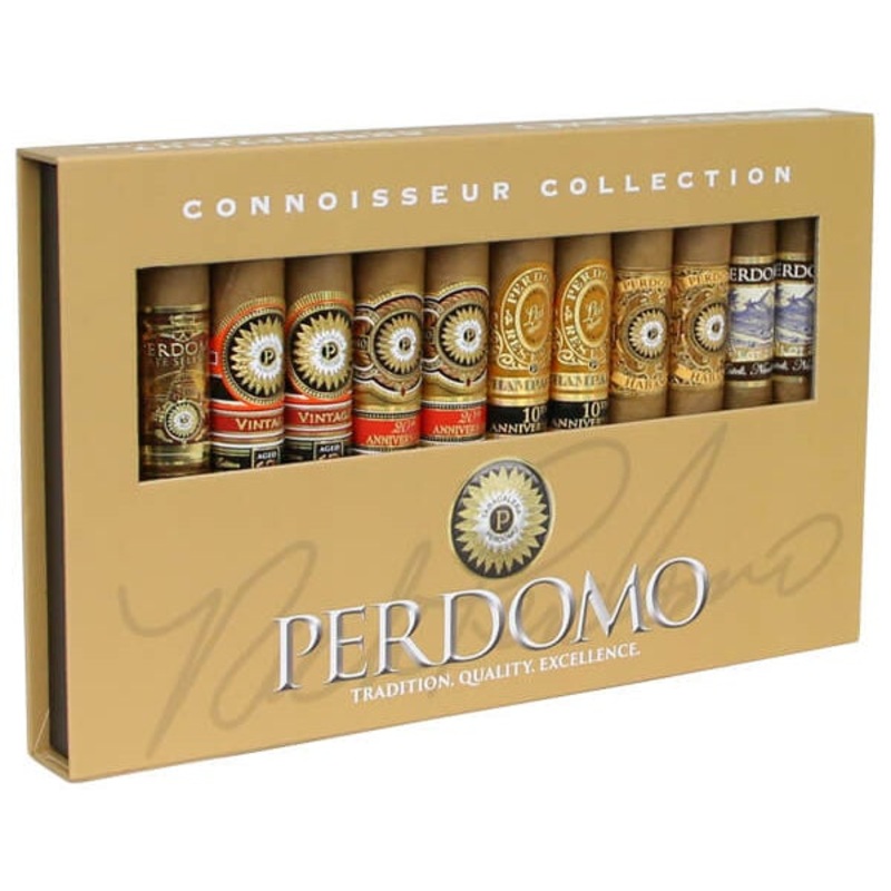 Perdomo Connoisseur Collection Epicure Connecticut Sampler Epicure Connecticut Sampler of 12