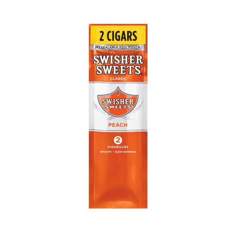 Swisher Sweets Peach Cigarillos Peach 30 Packs of 2