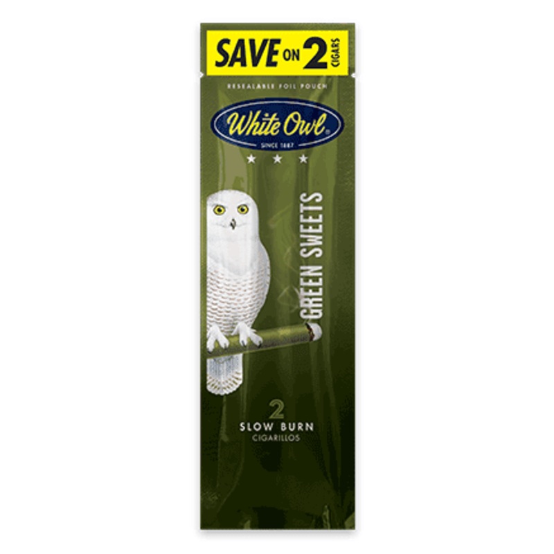 White Owl Green Sweet Cigarillo Green Sweet 30 Packs of 2