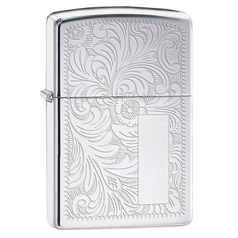 Zippo Lighter – Venetian High Polish Chrome