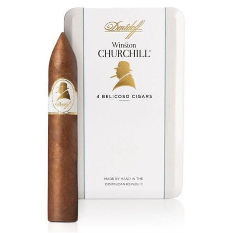 Davidoff Winston Churchill Belicoso (4.5″x46) 5 Packs of 4