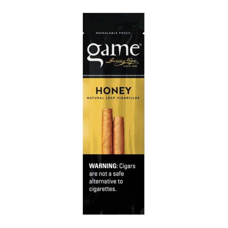 Game Honey Cigarillos Honey 7 Packs of 4