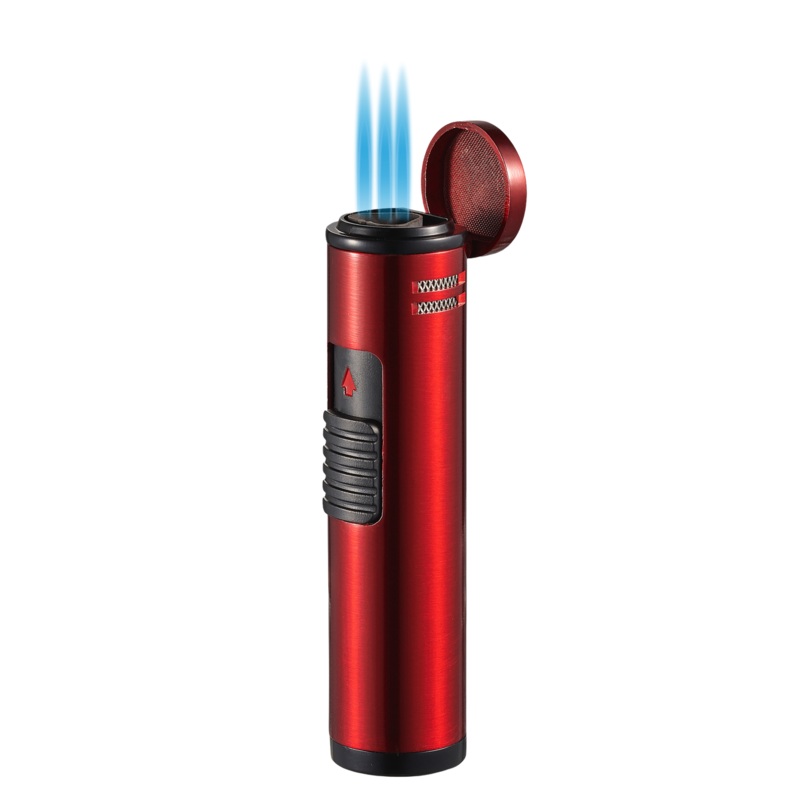 Visol Cobra Triple Flame Cigar Lighter – Red
