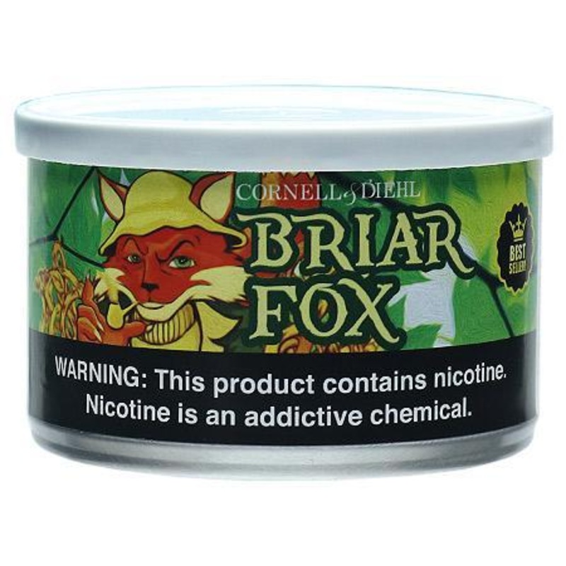 Cornell & Diehl Briar Fox Premium Pipe Tobacco Briar Fox 2oz Tin