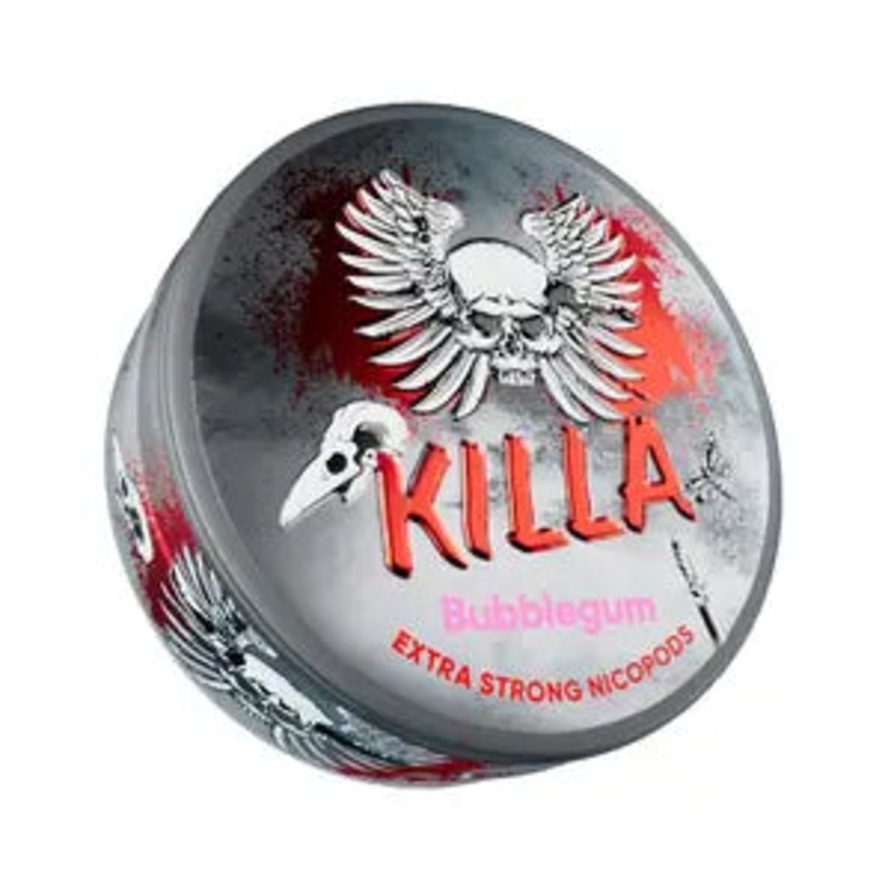 Killa Nicotine Pouches Bubblegum 11.2mg – 5 Pack