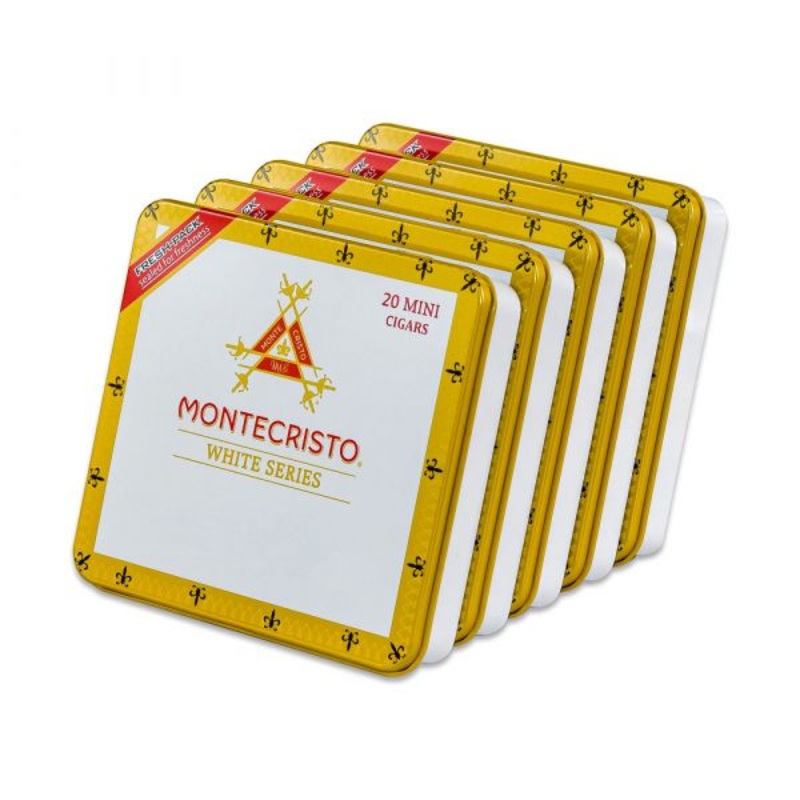 Montecristo White Mini Tins White Mini 5 Tins of 20