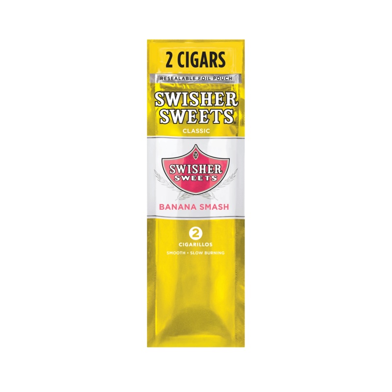 Swisher Sweets Banana Smash Cigarillos Banana Smash 30 Packs of 2