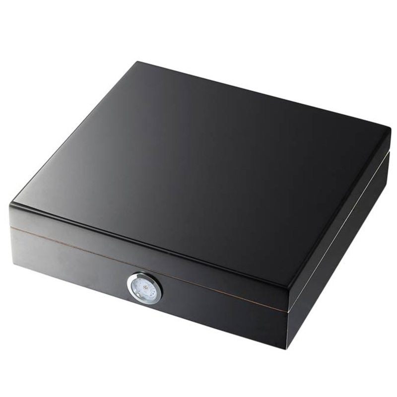 Visol Mordy Black Travel Humidor – Holds 10 Cigars