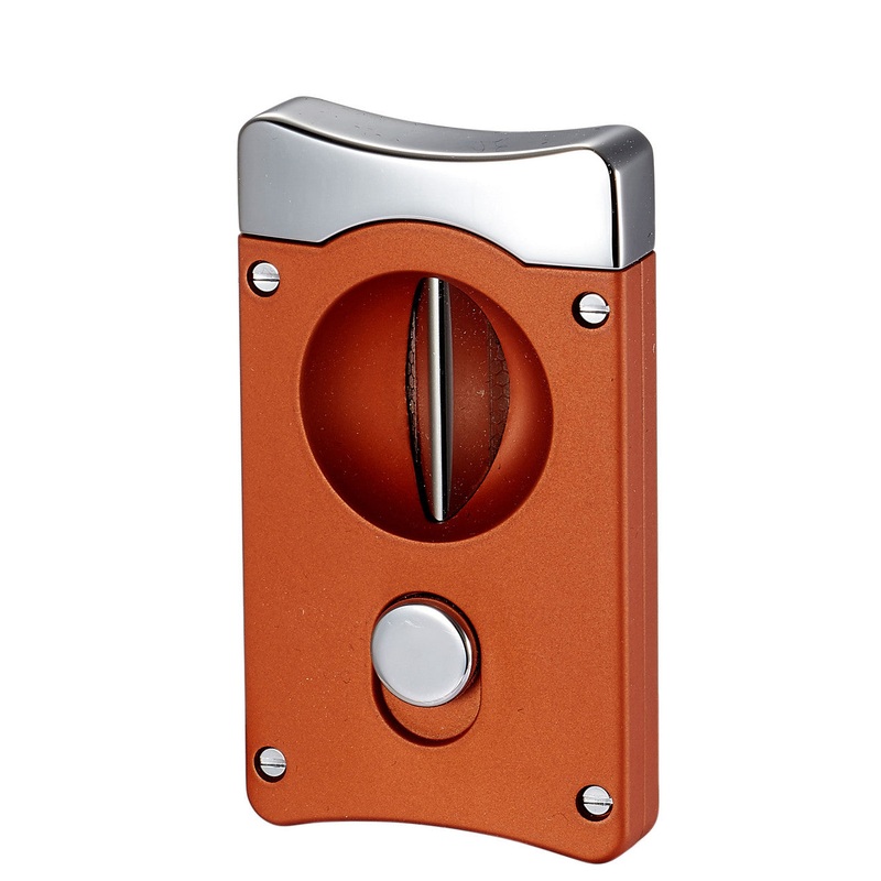 Visol Wedge V Cigar Cutter – Burnt Orange