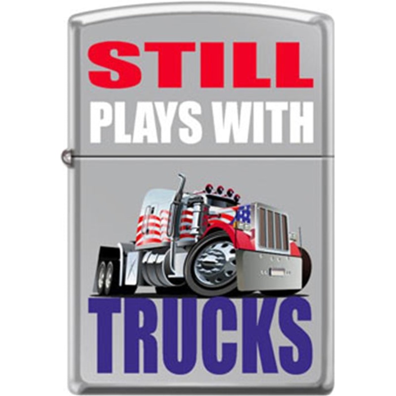 Zippo Lighter – Still Plays with Trucks