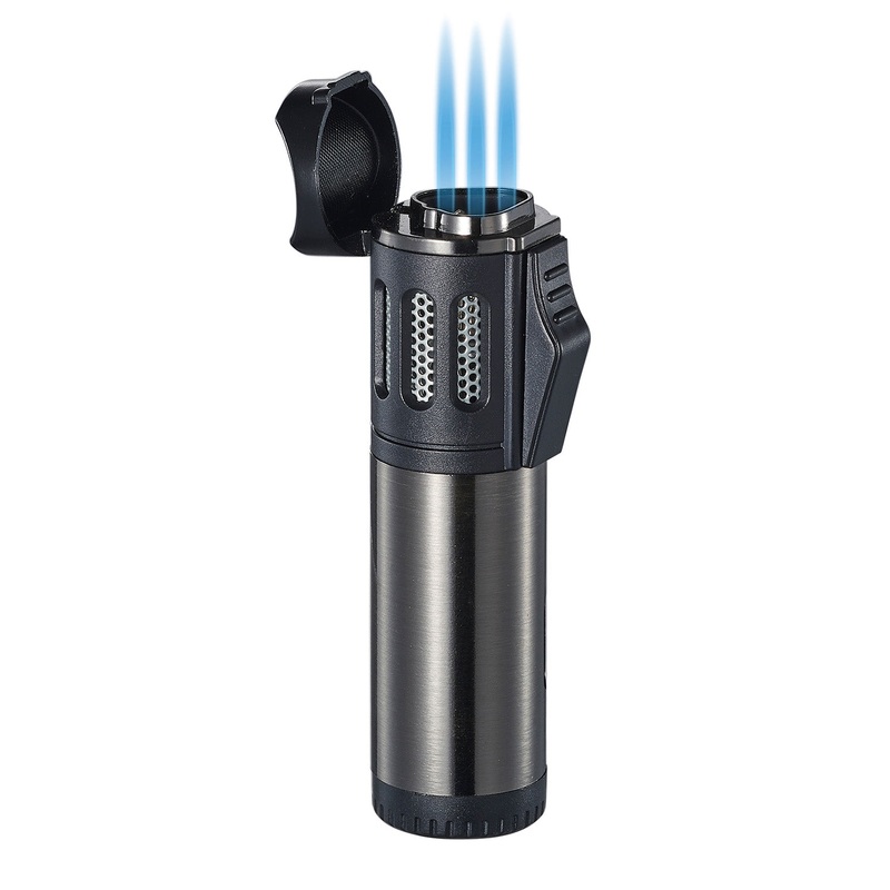 Artemis Triple Torch Cigar Lighter – Gunmetal