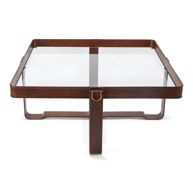 Bridle Belts Cocktail Table by Sarreid
