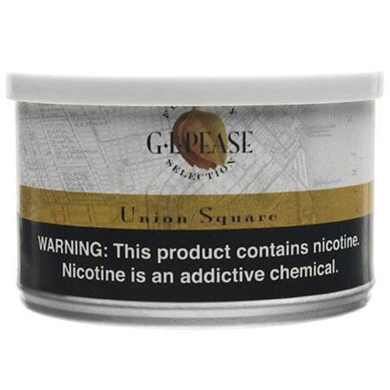 G.L. Pease Union Square Premium Pipe Tobacco Union Square 2oz Tin