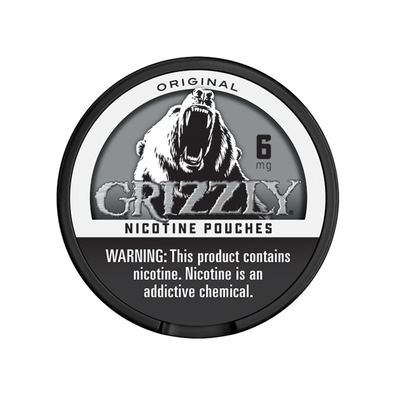 Grizzly Nicotine Pouches – Original 6mg