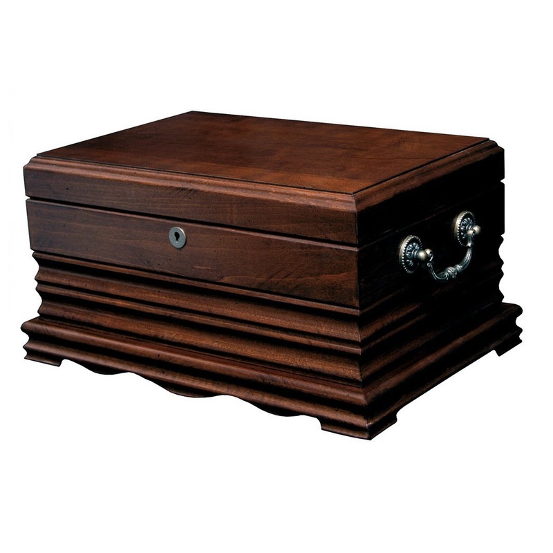 Quality Importers Tradition Antique Humidor – 125 Cigar ct