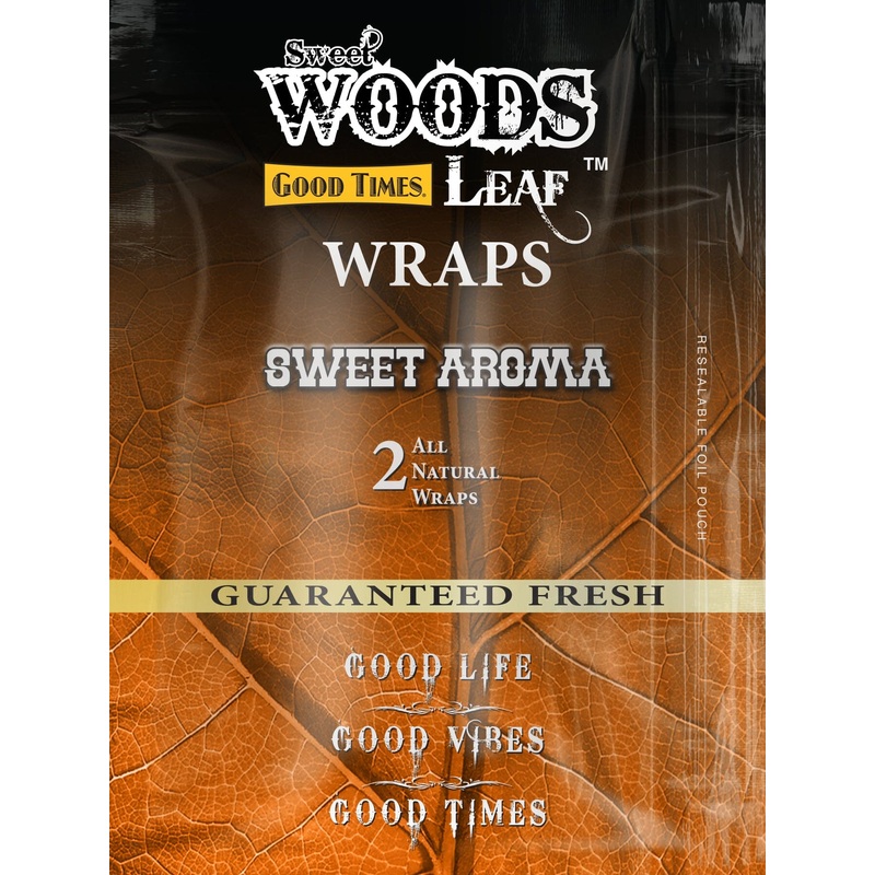 Sweet Woods Sweet Aroma Leaf Wraps Sweet Aroma 30 Packs of 2 (60ct)