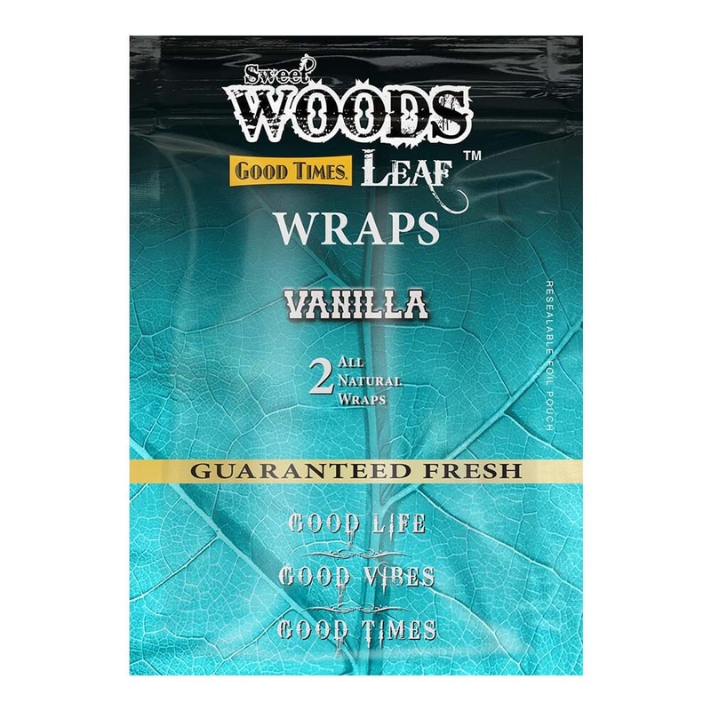 Sweet Woods Vanilla Leaf Wraps Vanilla 30 Packs of 2 (60ct)