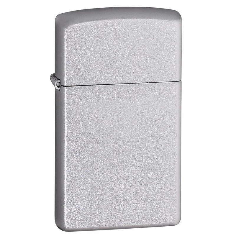 Zippo Lighter – Slim Satin Chrome